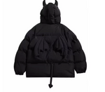 Doudoune Gothique Cornes, Ailes & Queue « Dark Devil »