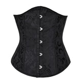 Corset Gothique Floral avec Armatures - Antre Gothique