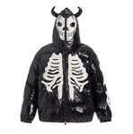 Doudoune Gothique Squelette « Bone Demon » - antre gothique