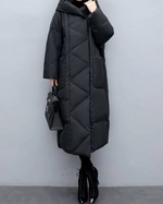 Doudoune Gothique "Umbra Mortis" – Longue & Oversize - antre gothique