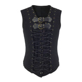 Gilet Gothique Steampunk à Lacets - Antre Gothique