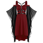 Batwing Sleeve Gothic Dress