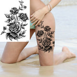 Tatouage Gothique Fleur de Rose