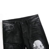 Gothic-Jeans-Bikerhose