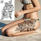 Tatouage Gothique Fleur de Rose