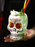 Verre Crâne Gothique pour Cocktails