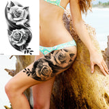 Tatouage Gothique Fleur de Rose