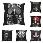 Housse de Coussin Gothique – Morticia Addams - Antre Gothique