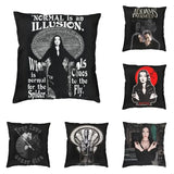 Housse de Coussin Gothique – Morticia Addams - Antre Gothique