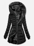 Manteau Gothique Doublé Fourrure « Midnight Frost » - Antre gothique