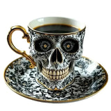 Mug gothique crâne en résine – 2 modèles disponibles - antre gothique