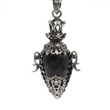 Pendule Gothique en Obsidienne Noire - Antre Gothique