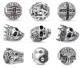 Perles Gothiques Créatives – Argent & Zircon - antre gothique