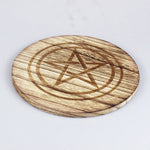 Planche Gothique Pentagramme en Bois - Antre Gothique