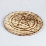 Planche Gothique Pentagramme en Bois - Antre Gothique