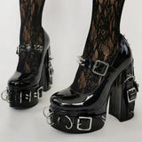 Gothic Shoe High Heels Punk