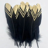 Plumes d’oie gothiques décoratives – Lot pour loisirs créatifs