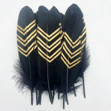 Plumes d’oie gothiques décoratives – Lot pour loisirs créatifs