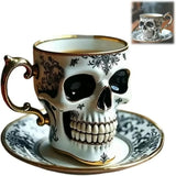Mug gothique crâne en résine – 2 modèles disponibles