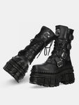 Bottes Gothiques Plateformes à Boucles « Dark Empire »