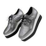 Creepers Gothique Compensées à Lacets
