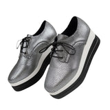 Creepers Gothique Compensées à Lacets