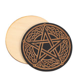 Planche de Pendule en Bois Noir Gothique