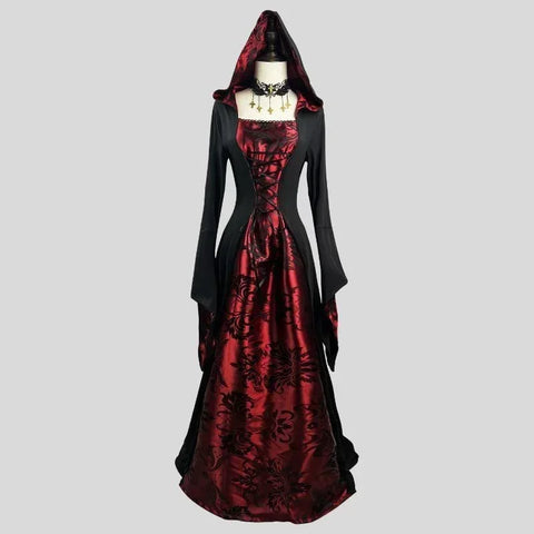 Medieval Gothic Vampire Dress - Gothic Lair Medieval Gothic Vampire Dress - Gothic Lair