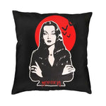 Housse de Coussin Gothique – Morticia Addams