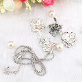 Parure Gothique "Rose Éternelle" – Collier & Boucles d’Oreilles - L'Antre Gothique