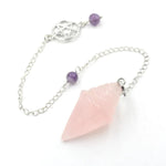 Pendule Gothique Cristal en Pierre Naturelle