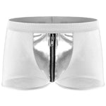 Boxers Gothiques Maille Fine et Zip