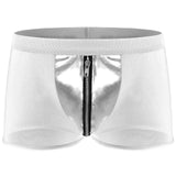 Boxers Gothiques Maille Fine et Zip