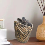 Statue Gothique Chauve-Souris en Bronze