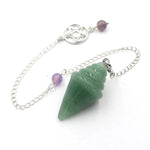 Pendule Gothique Cristal en Pierre Naturelle
