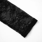 Mini Robe Gothique Bustier Dentelle et Dos Nu