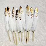 Plumes d’oie gothiques décoratives – Lot pour loisirs créatifs