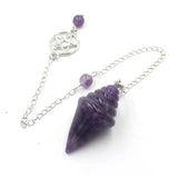 Pendule Gothique Cristal en Pierre Naturelle