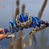 Serre-Tête Gothique Lune Mystique – Quartz & Énergies Naturelles - L'Antre Gothique