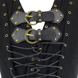 Gilet Gothique Steampunk à Lacets