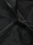 Gothic-Jacke mit Kapuze und nackten Schultern