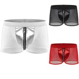 Boxers Gothiques Maille Fine et Zip