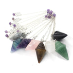 Pendule Gothique Cristal en Pierre Naturelle