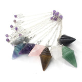 Pendule Gothique Cristal en Pierre Naturelle