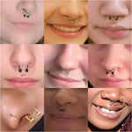 Gothic Magnetic Nose Piercing