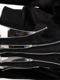 Veste Gothique Velours Chic à Zip