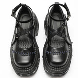 Chaussures Gothiques Plateformes Mary Jane « Dark Doll »