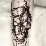 Tatouage Gothique Crâne
