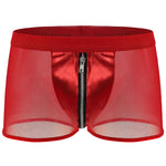 Boxers Gothiques Maille Fine et Zip
