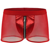 Boxers Gothiques Maille Fine et Zip